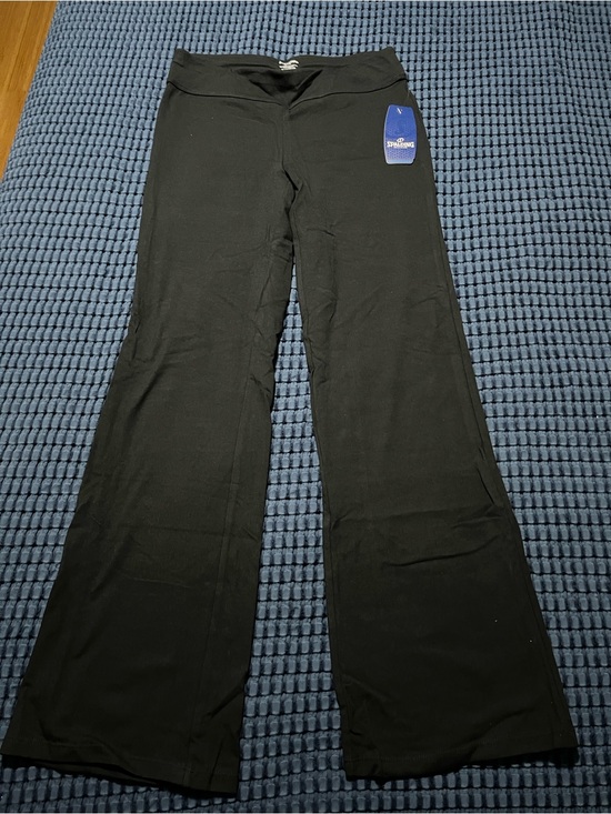 Spalding Pants - Spalding Black Performance Leggings with Logo Waistband